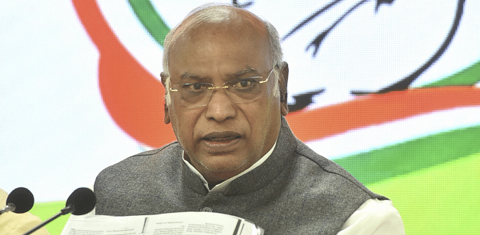 Congress president Mallikarjun Kharge. Credit: PTI Photo 