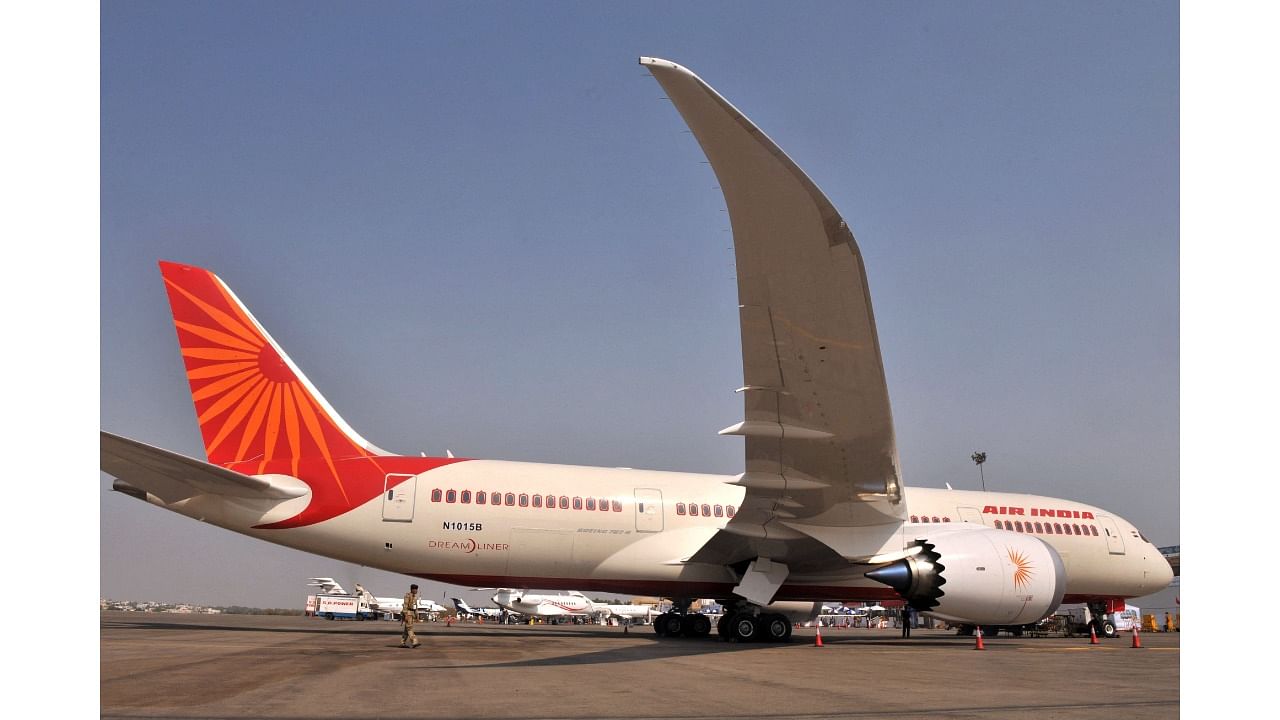Air India Boeing 787-8 series Dreamliner aircraft. Credit: AFP Photo
