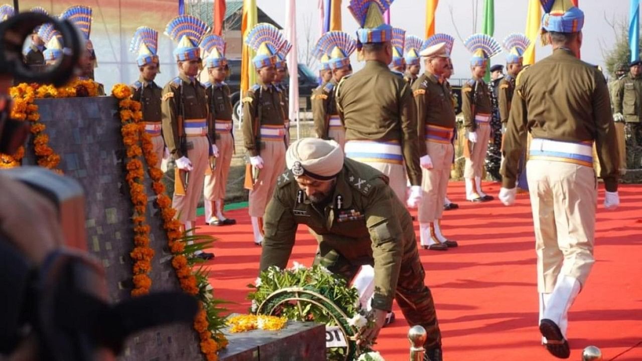 CRPF jawans who were on duty in Pulwama 4 years back remember their fallen colleagues. Credit: IANS Photo