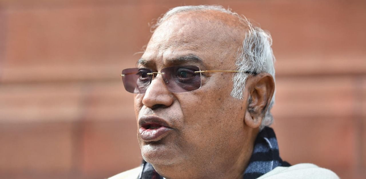 Congress President Mallikarjun Kharge. Credit: PTI Photo