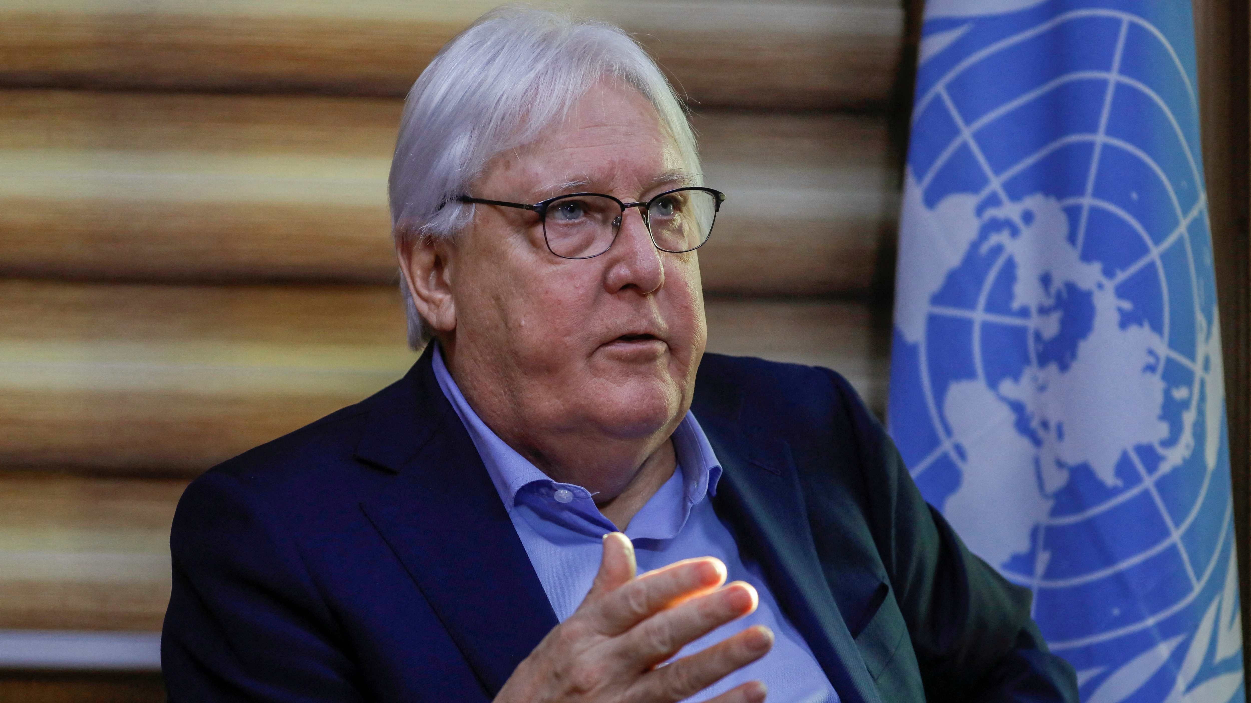 UN humanitarian chief Martin Griffiths. Credit: Reuters Photo