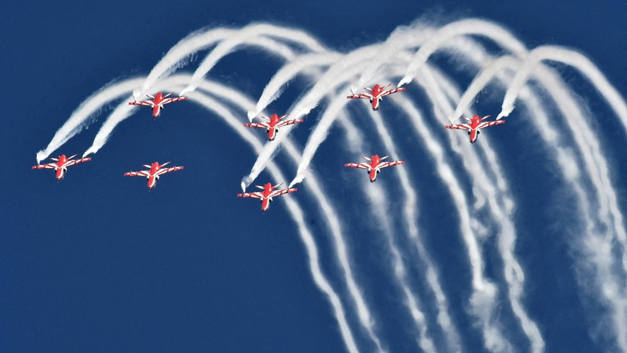 Aero India 2023 air show at Yelahanka air base in Bengaluru. Credit: Reuters Photo