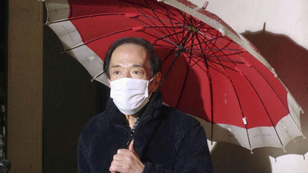 Ueda, who is also a former member of the BOJ's policy board, speaks to media in Tokyo, February 10, 2023. Credit: Reuters Photo via Kyodo