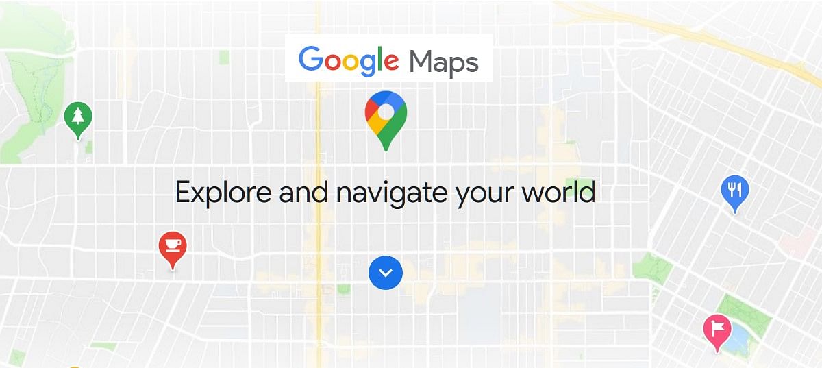 Google Maps logo (screengrab)