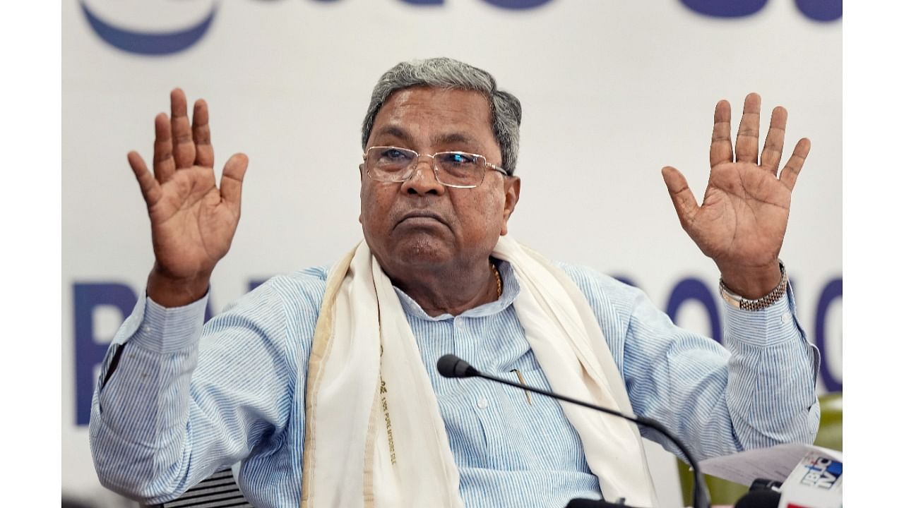 Former Karnataka chief minister and Congress Legislature Party (CLP) leader Siddaramaiah. Credit: PTI Photo