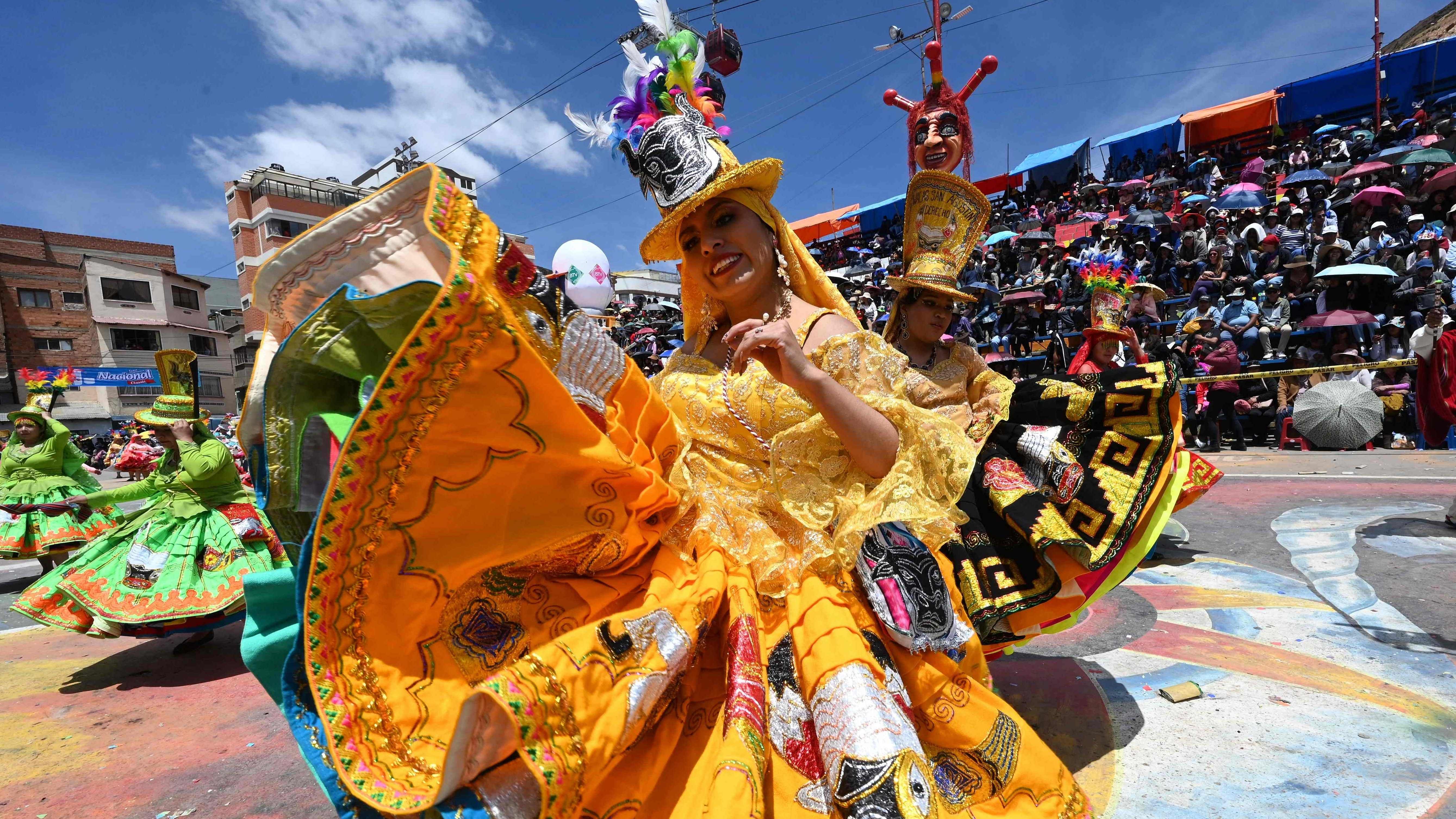 Revellers attend a street party called “Bloco Das Barbas” in Rio de Janeiro, Brazil on February 18, 2023. Credit: AFP Photo