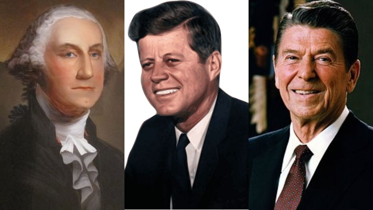 George Washington, John F Kennedy, Dwight D Eisenhower and Ronald Reagan are going on a hair-raising journey into outer space. Credit: Pixabay Photos