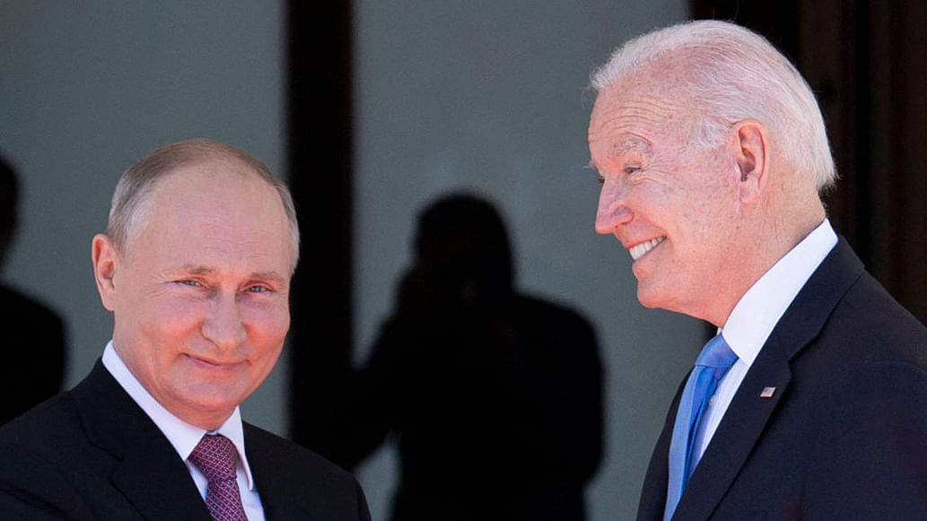 The covert nature of the Kyiv visit, and the vastly different world views the speeches will represent, underscore the degree to which the battle between these two men has echoes of exactly what Biden said he wanted to avoid: a replay of the worst days of the Cold War. Credit: AFP Photo