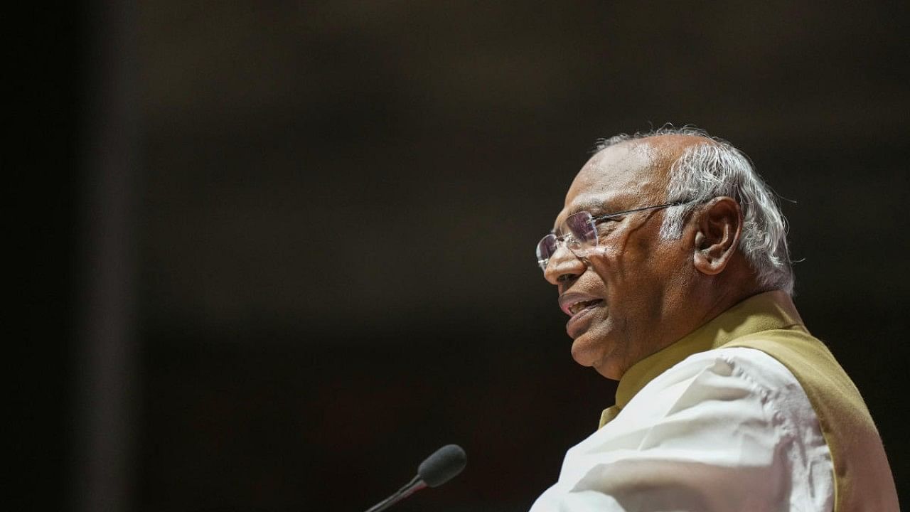 Congress President Mallikarjun Kharge. Credit: PTI Photo