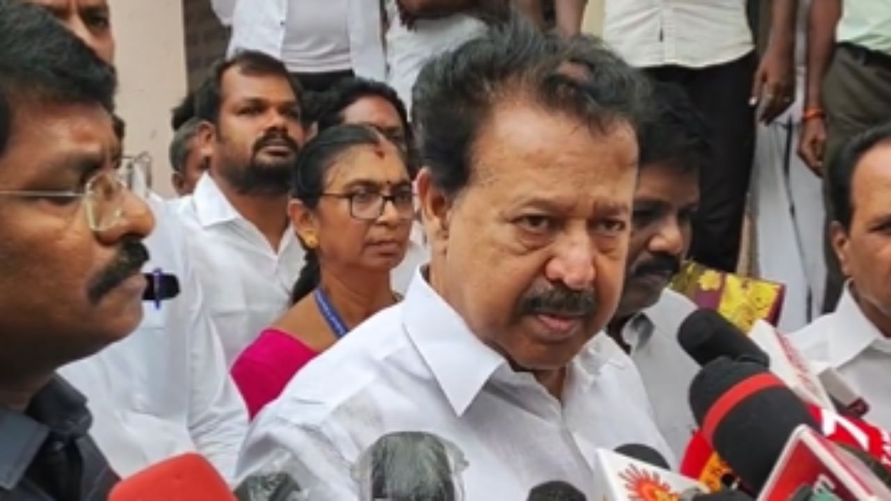 Tamil Nadu Higher Education Minister K Ponmudy. Credit: Twitter/KPonmudiMLA