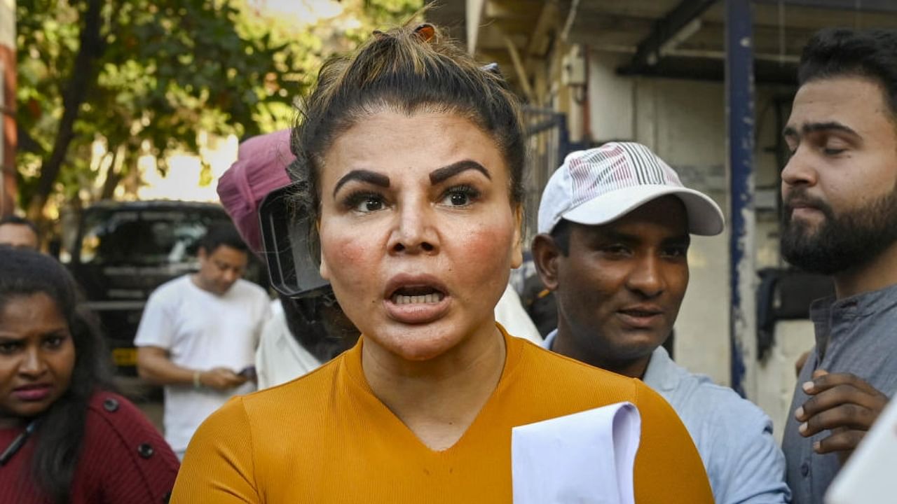 Actor and dancer Rakhi Sawant. Credit: PTI Photo