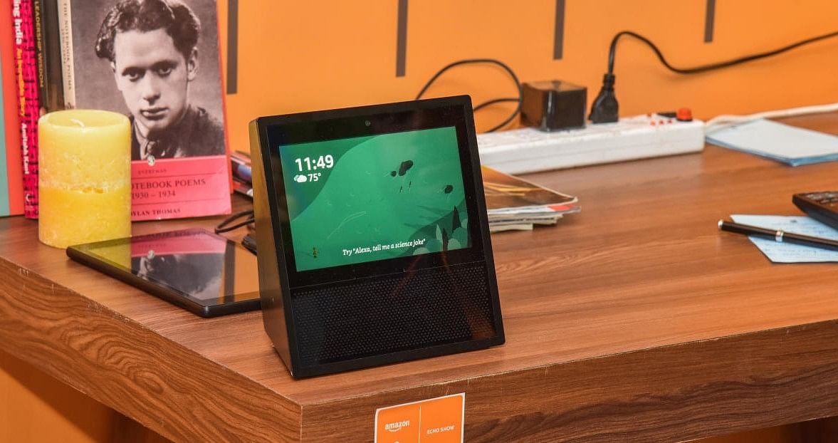 Amazon Echo Show. Credit: DH Photo/S K Dinesh