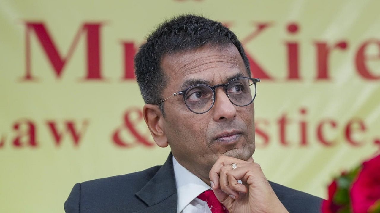 Chief Justice of India (CJI) D Y Chandrachud. Credit: PTI File Photo