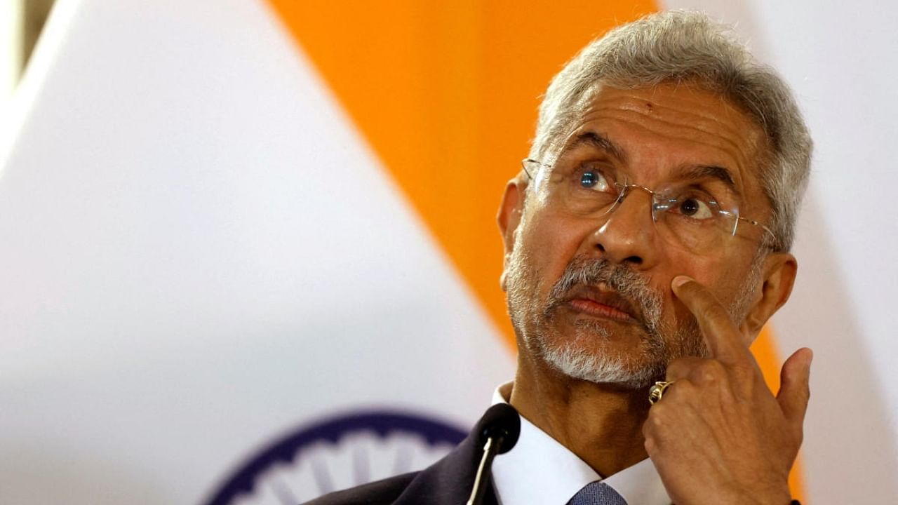 External Affairs Minister S Jaishankar. Credit: Reuters Photo