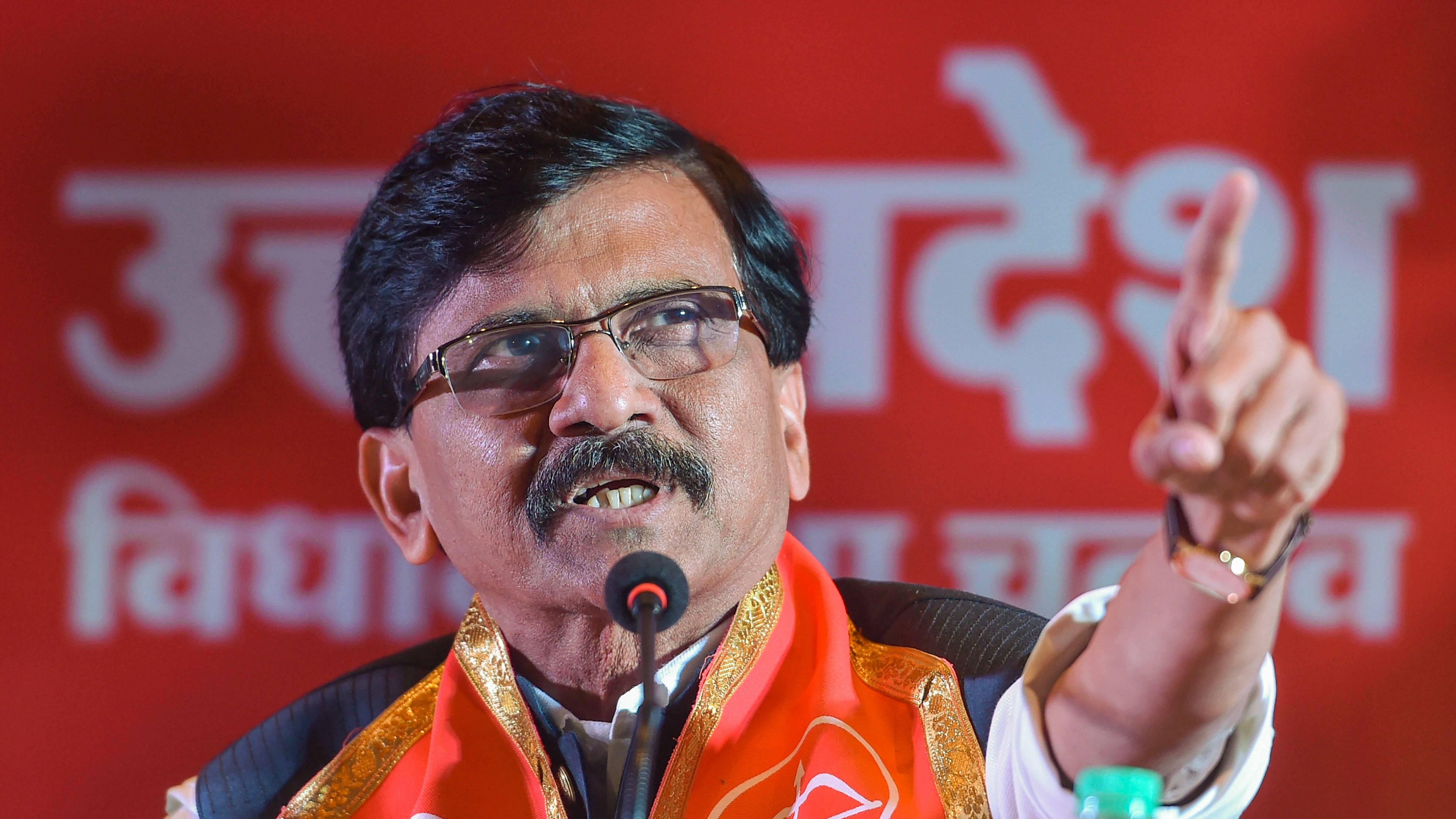 Shiv Sena leader Sanjay Raut. Credit: PTI Photo