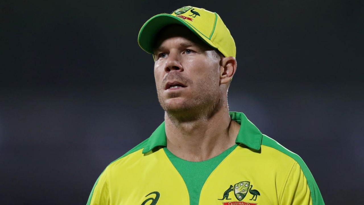 Australia opener David Warner. Credit: Reuters File Photo