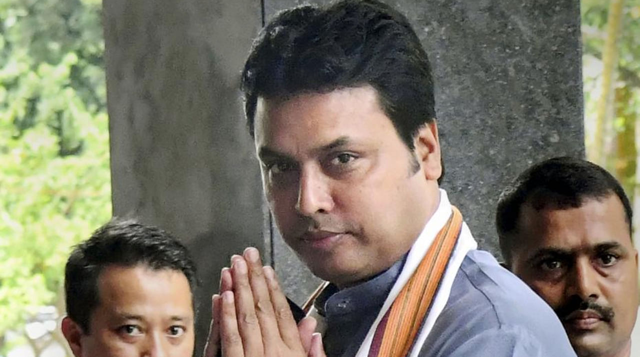 Tripura Chief Minister Biplab Kumar Deb. Credit: PTI Photo