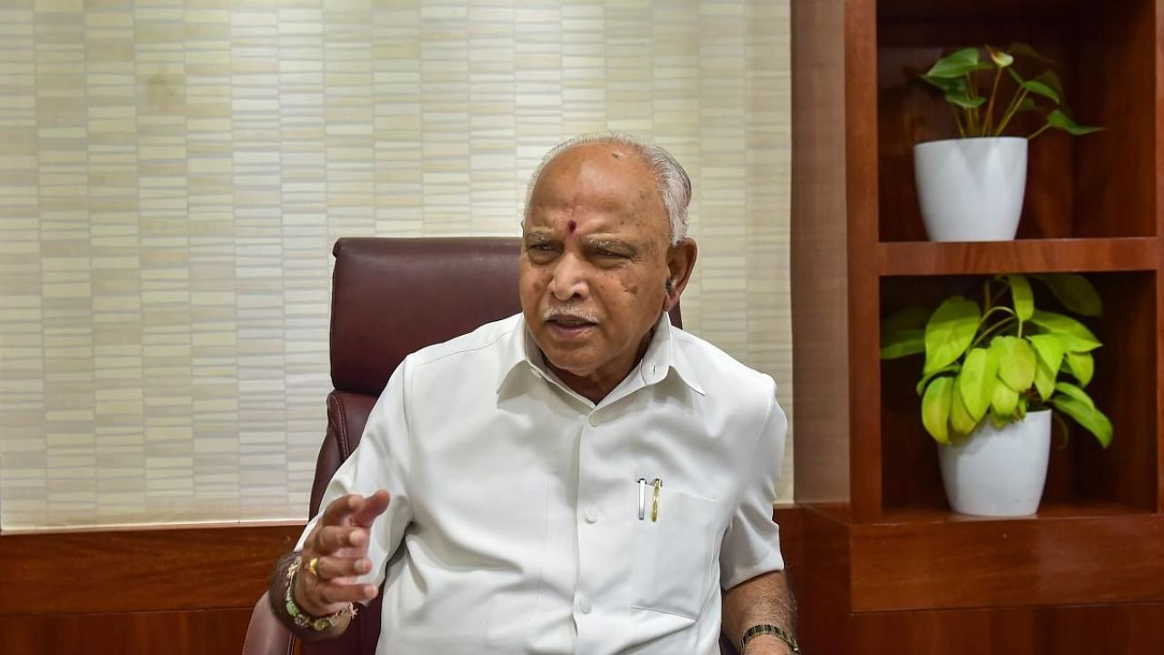 B S Yediyurappa. Credit: PTI Photo