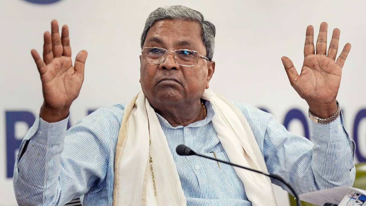 Siddaramaiah. Credit: PTI Photo