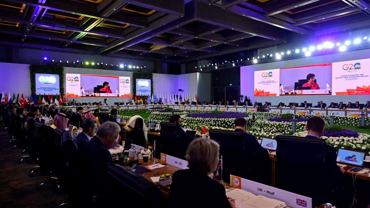 G20 meeting under way on outskirts of Bengaluru. Credit: Reuters Photo