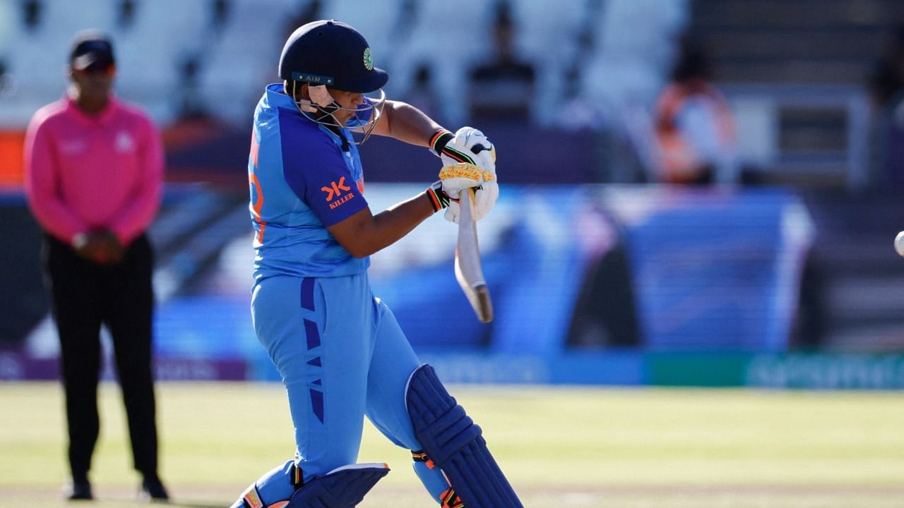 Wicketkeeper-batter Richa Ghosh. Credit: AFP Photo