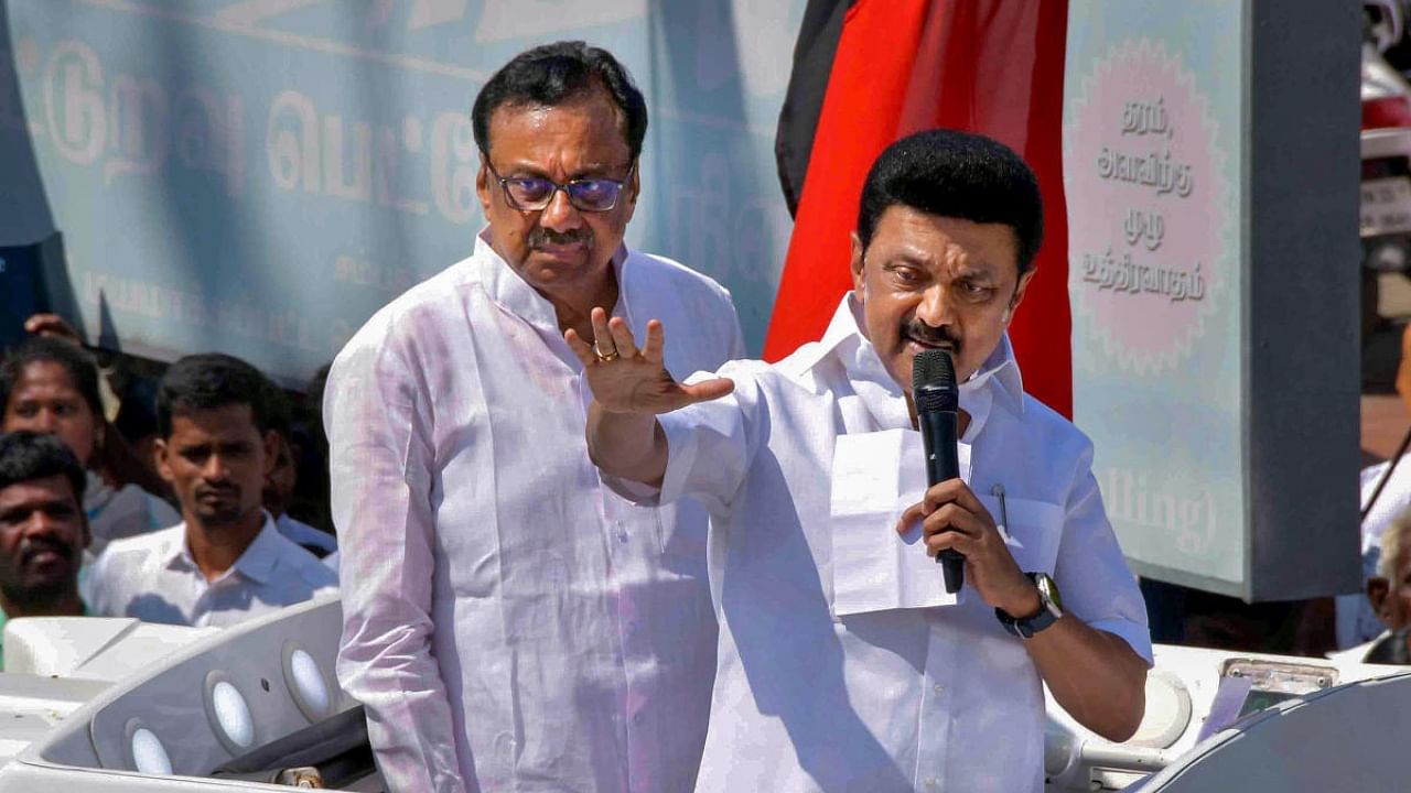 Tamil Nadu Chief Minister M K Stalin. Credit: PTI Photo