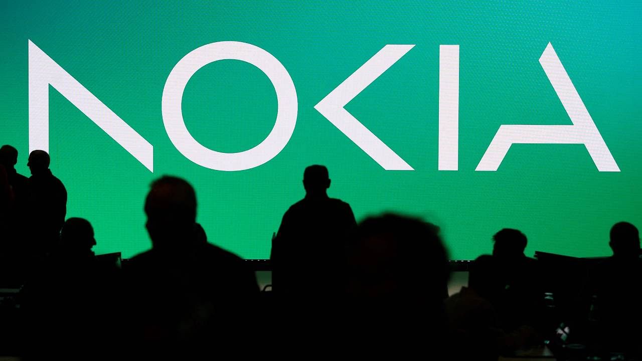 Nokia's new logo shown at the Mobile World Congress (MWC), the telecom industry's biggest annual gathering, in Barcelona. Credit: AFP Photo