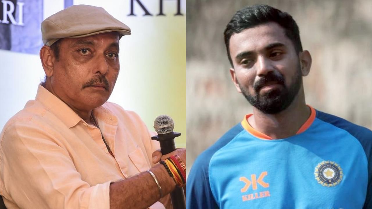 Ravi Shastri, KL Rahul. Credit: PTI, IANS Photos