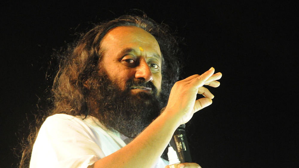 Spiritual guru Sri Sri Ravishankar. Credit: DH File Photo