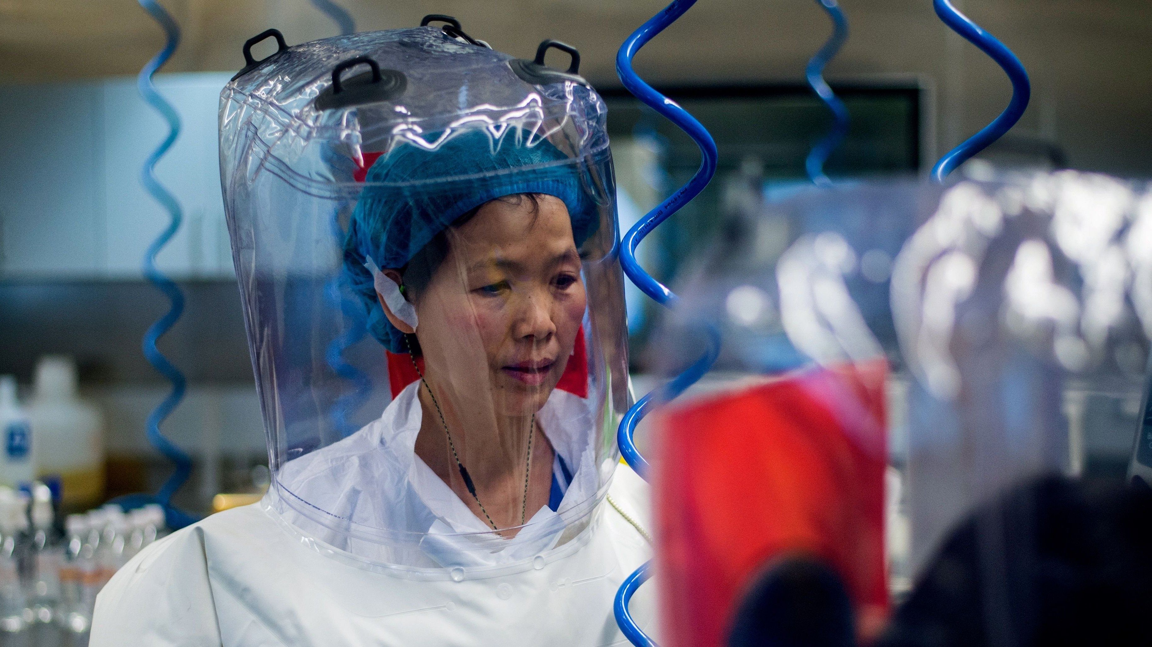 This file photo taken on February 23, 2017 shows Chinese virologist Shi Zhengli inside the P4 laboratory in Wuhan, capital of China's Hubei province. Credit: AFP File Photo