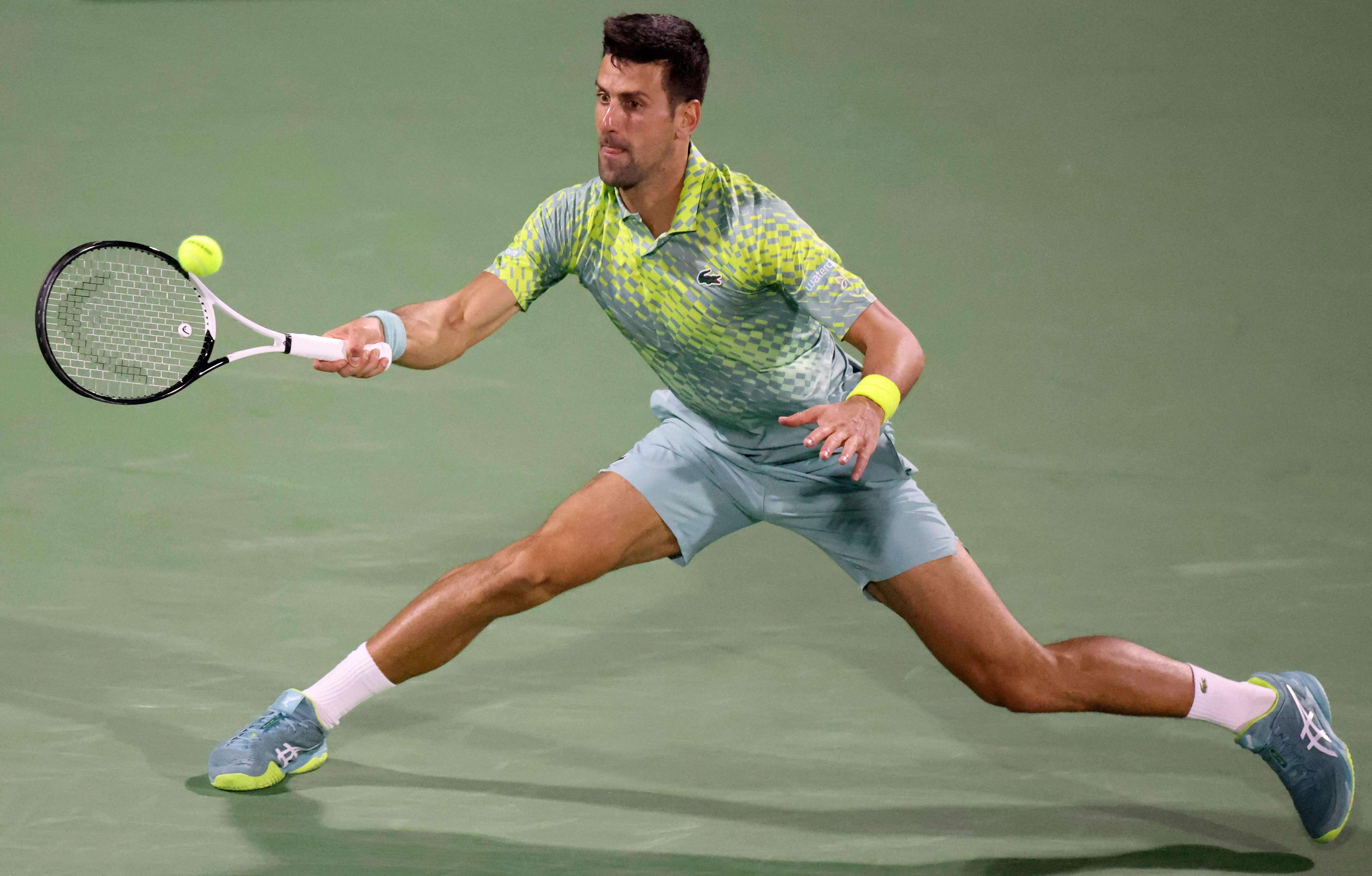 Djokovic's first-round victory on Tuesday came a day after the 35-year-old Serb broke the record for the most time spent at No. 1 in the professional tennis rankings by a man or woman. Credit: AFP Photo