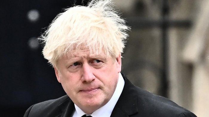 Former British Prime Minister Boris Johnson. Credit: AFP Photo 
