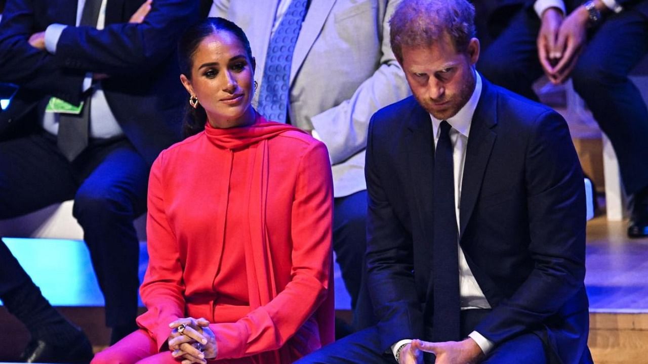 Prince Harry and Meghan Markle. Credit: AFP Photo