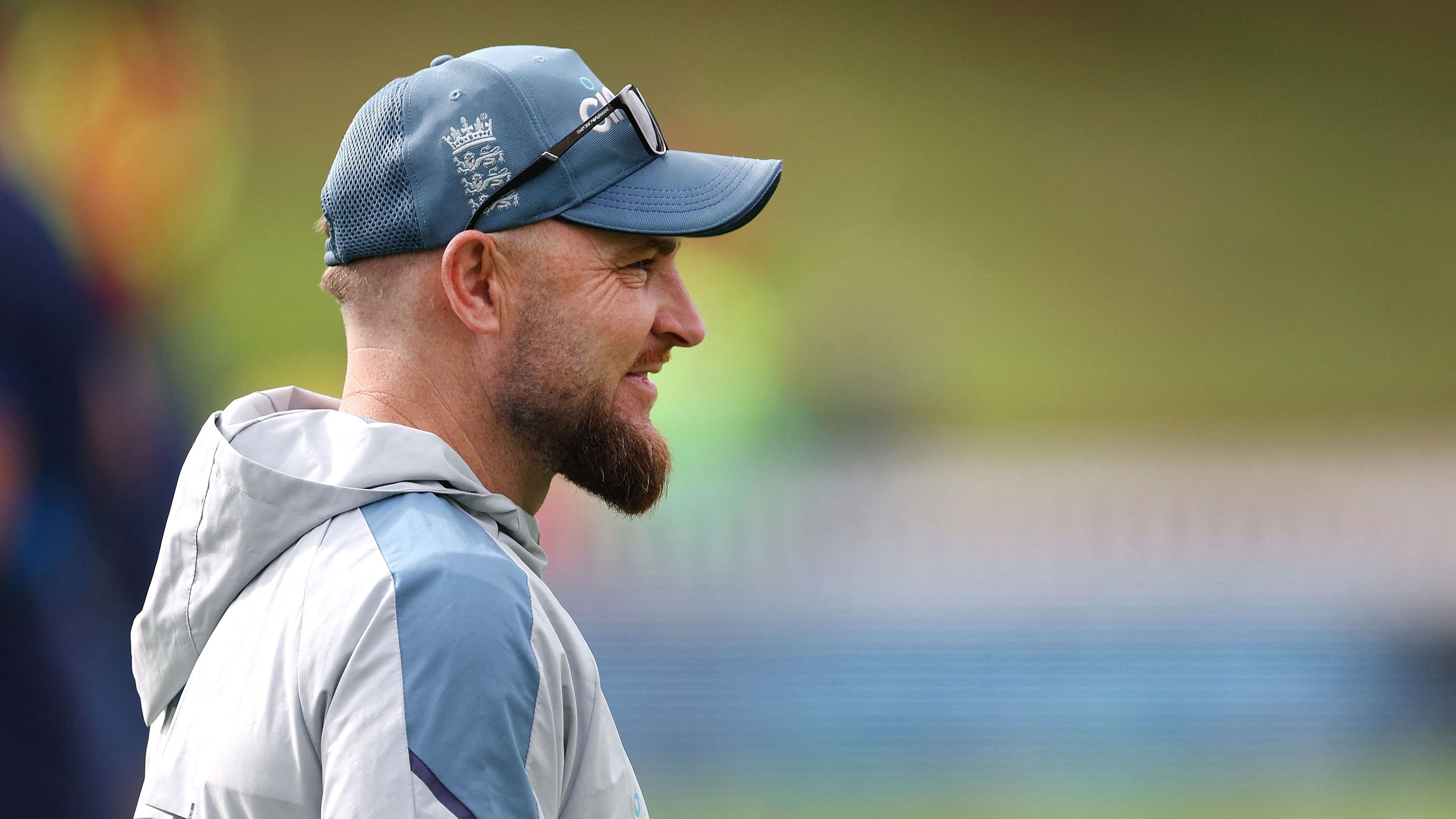 England's head coach Brendon McCullum. Credit: AFP Photo