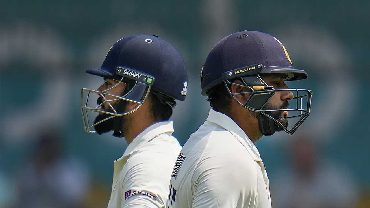 Indian cricketers Rohit Sharma and Virat Kohli. Credit: PTI Photo