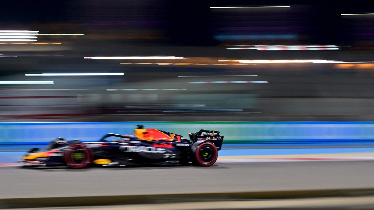 Max Verstappen competes during qualifying for Bahrain GP. Credit: AFP Photo
