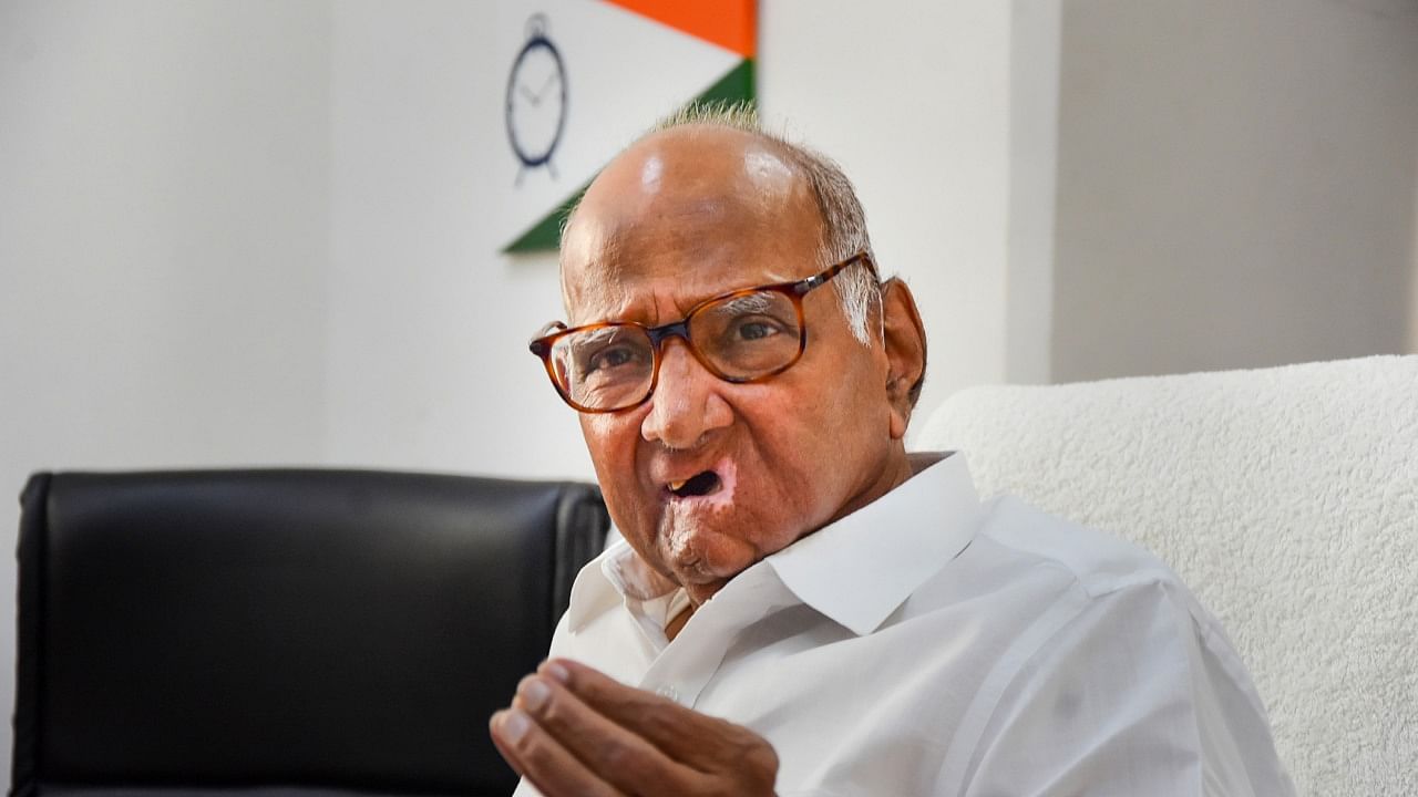 NCP chief Sharad Pawar will be apprised of the situation on Sunday. Credit: PTI File Photo