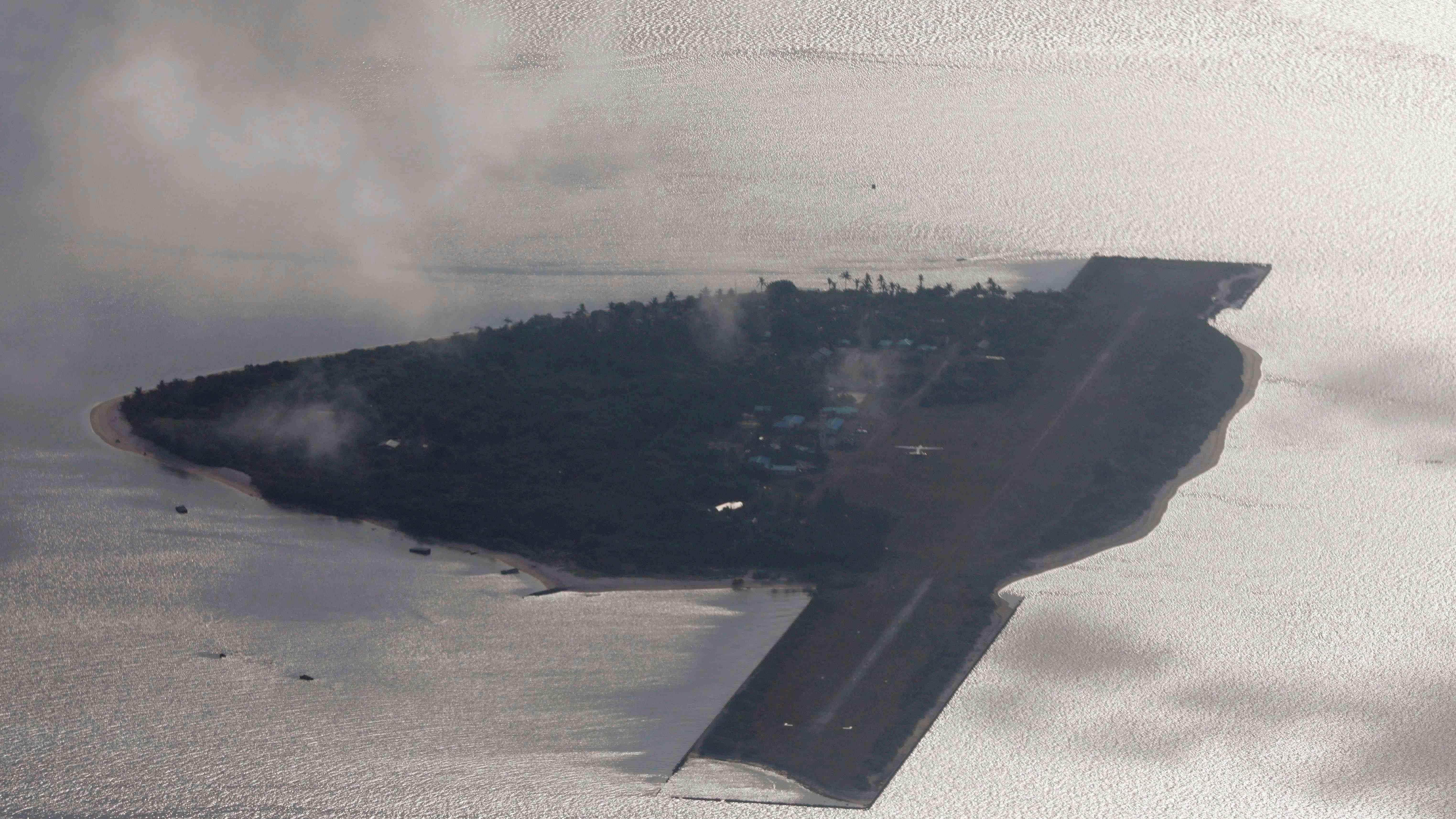 A view of Philippine occupied (Pagasa) Thitu island in disputed South China Sea. Credit: Reuters Photo