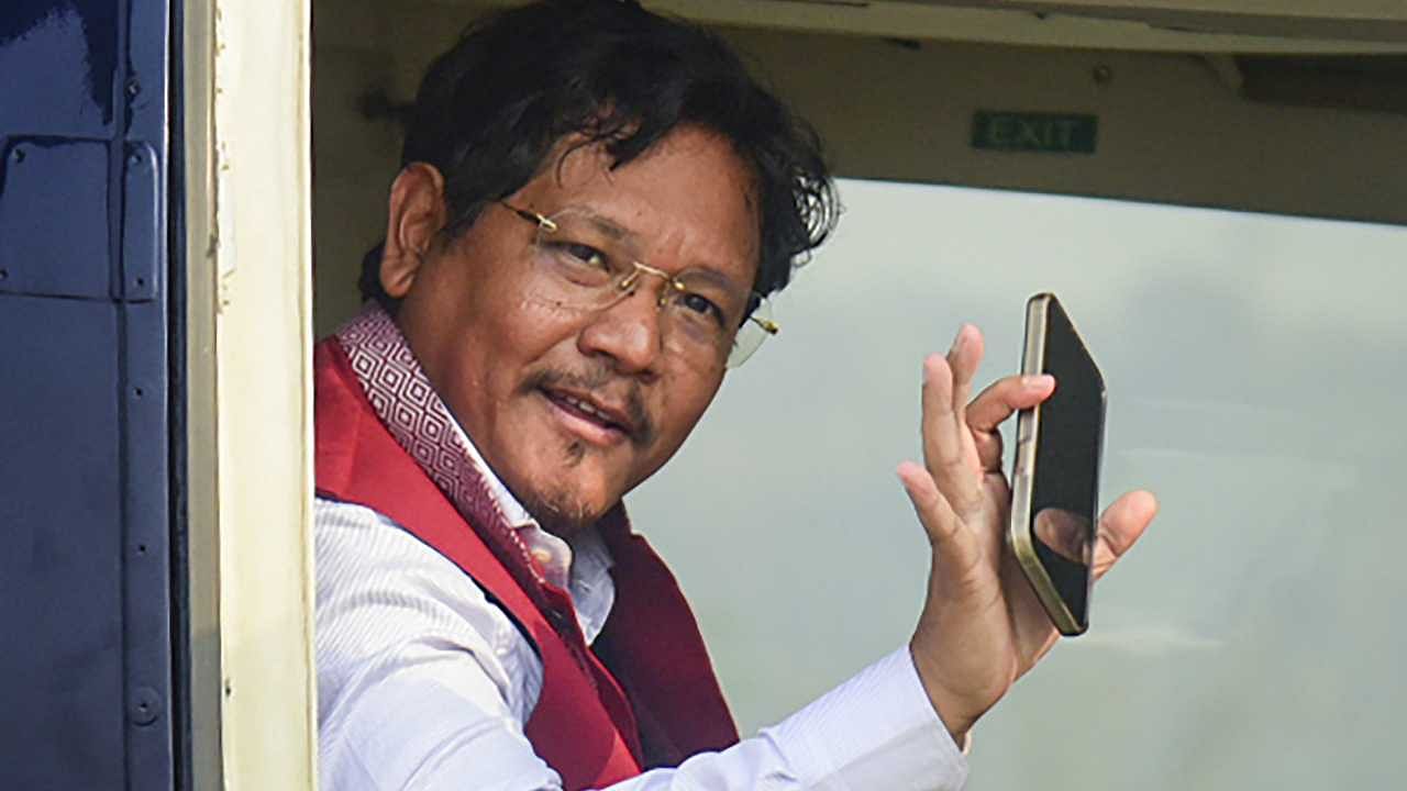 Conrad Sangma. Credit: PTI Photo