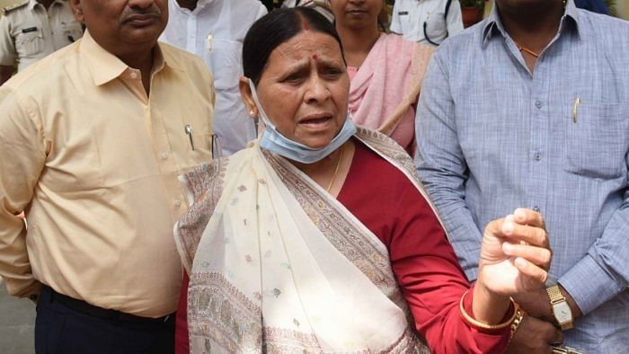 Former Bihar Chief Minister Rabri Devi. Credit: PTI Photo