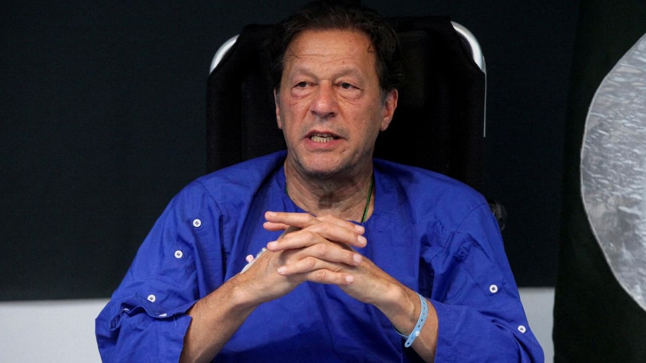 Pakistan's former prime minister Imran Khan. Credit: Reuters File Photo