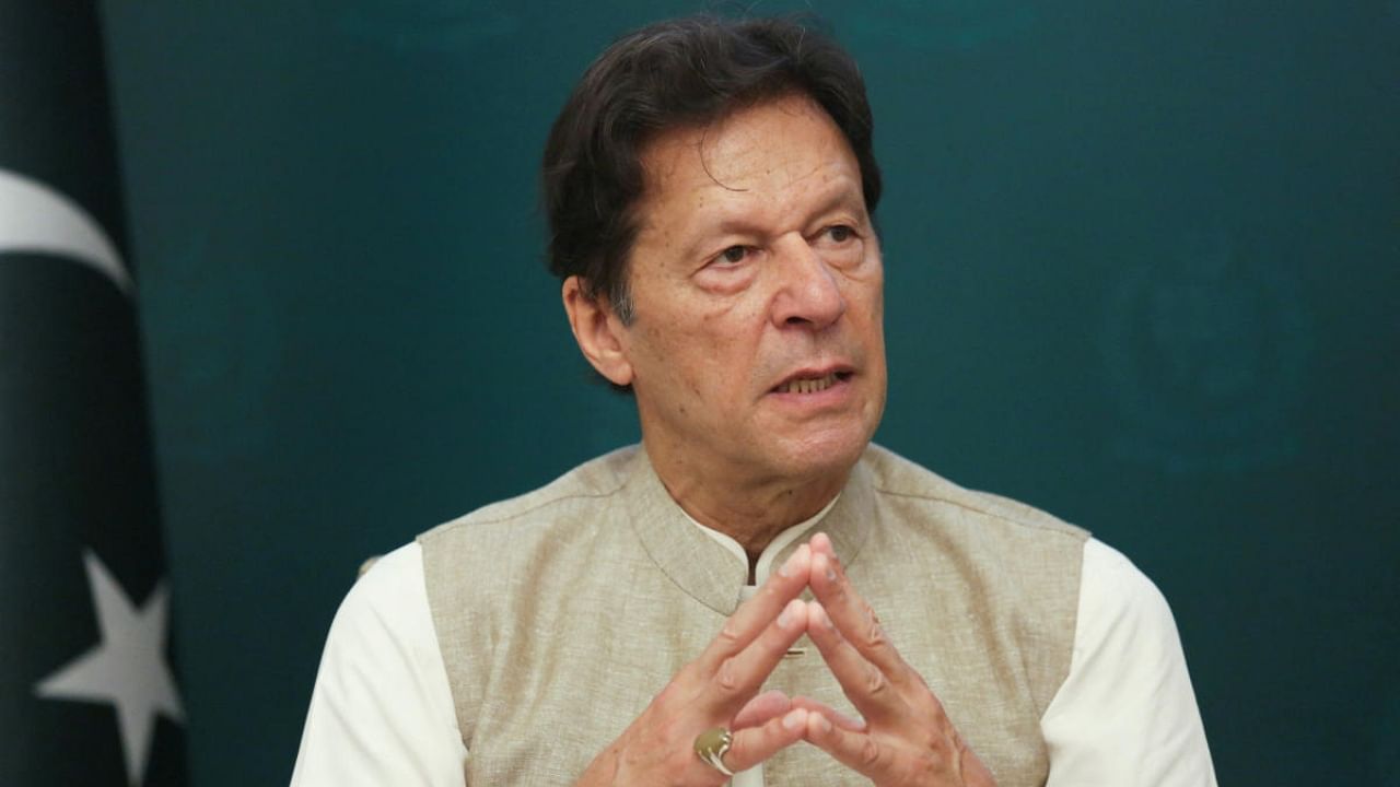 Pakistan's ousted prime minister Imran Khan. Credit: Reuters Photo