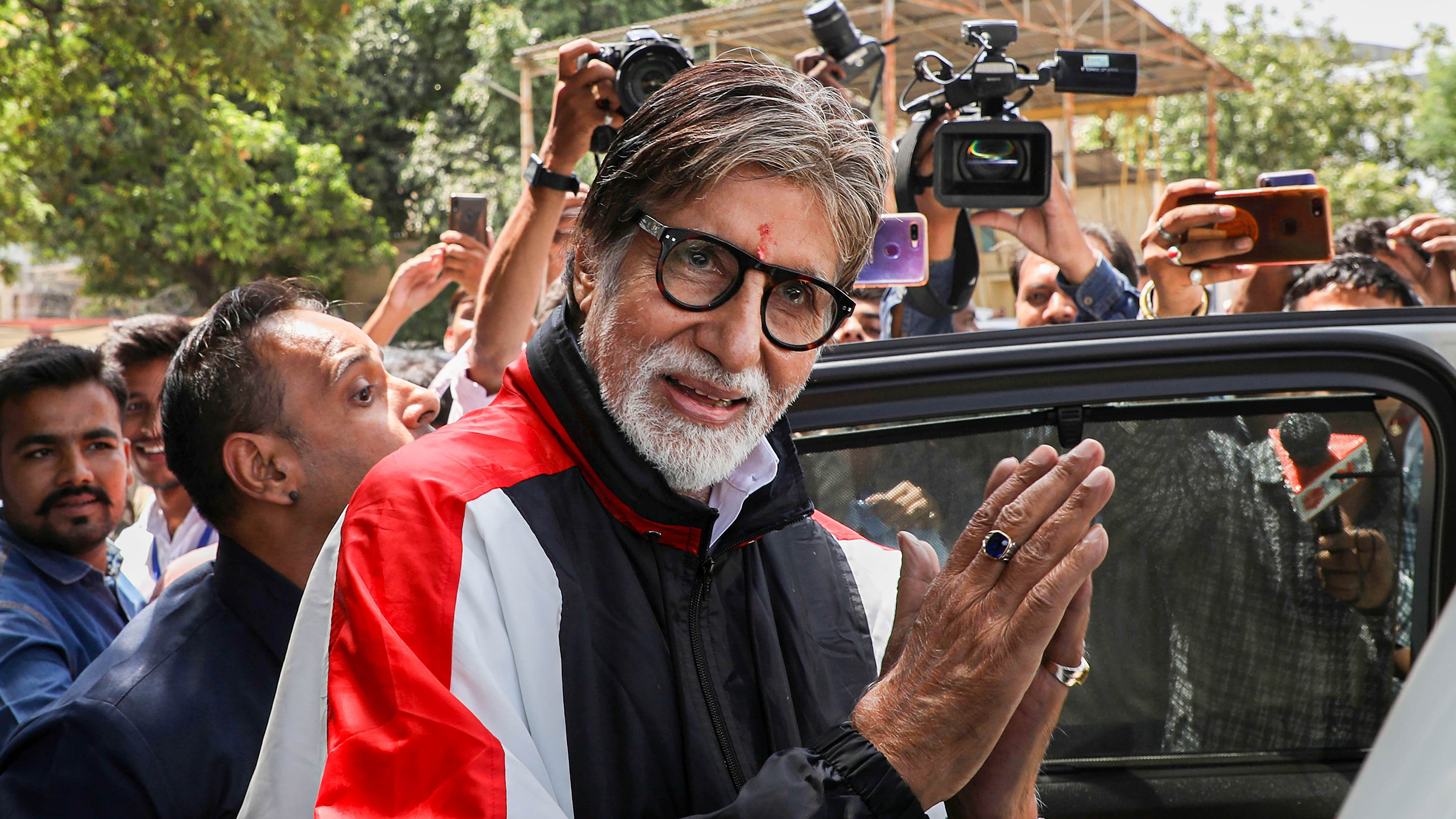 "Gratitude and love ever... for your concern and wishes... your prayers are the cure... I rest and improve with your prayers (sic)," Bachchan wrote on Twitter. Credit: PTI File Photo