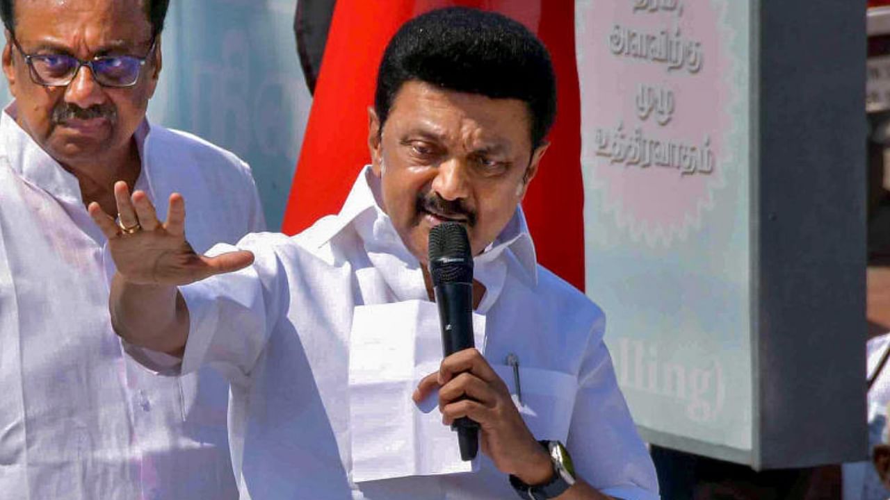 Tamil Nadu Chief Minister M K Stalin. Credit: PTI Photo
