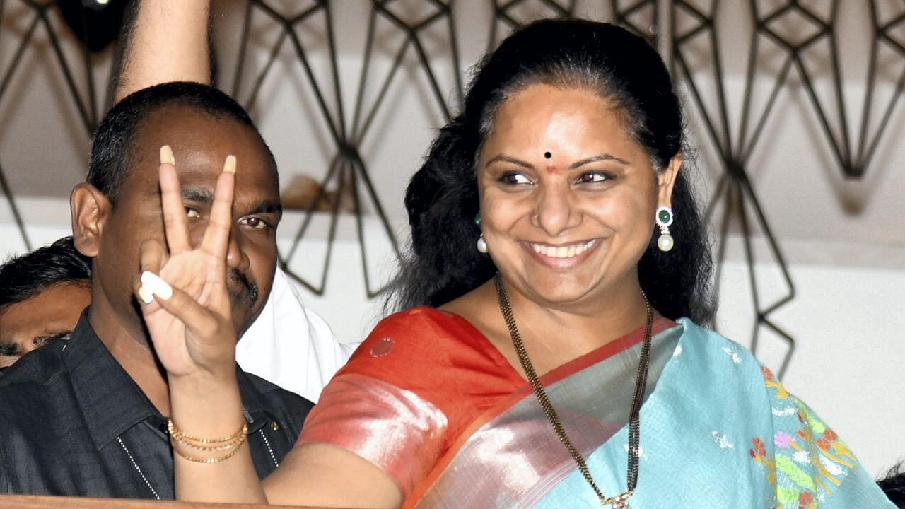 BRS MLC K Kavitha. Credit: PTI File Photo