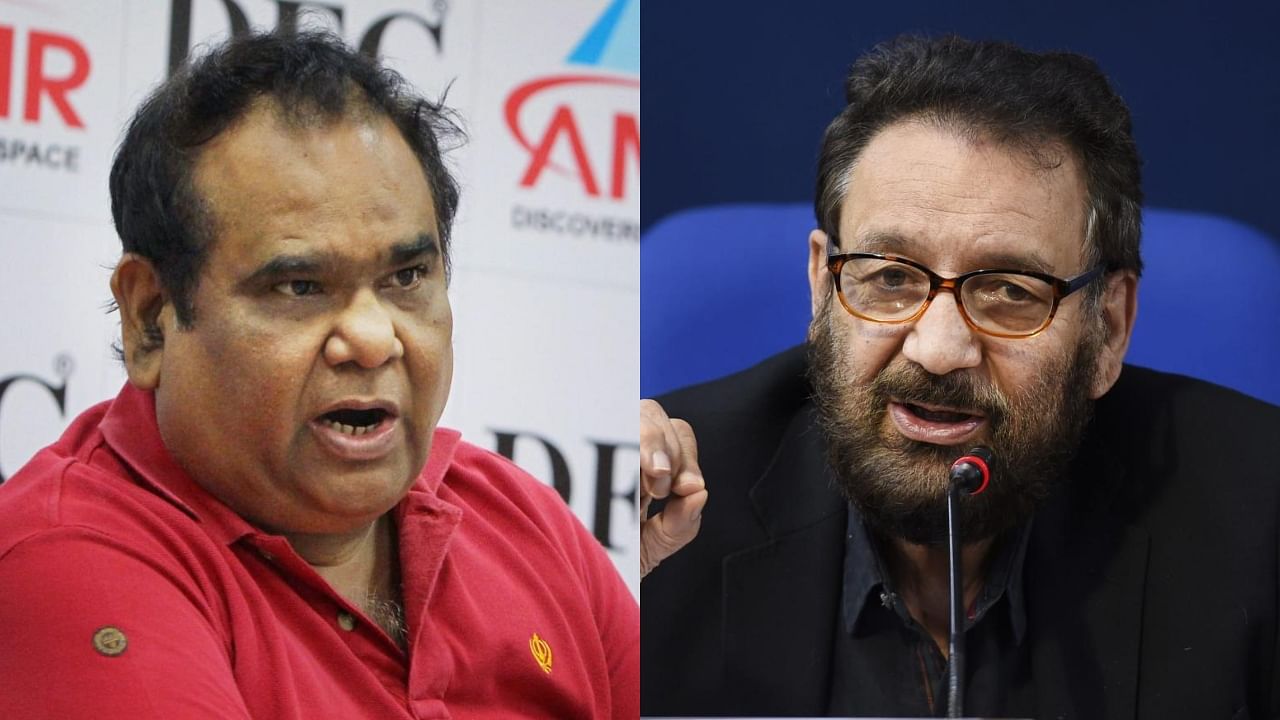 Satish Kaushik and Shekhar Kapur. Credit: PTI Photos