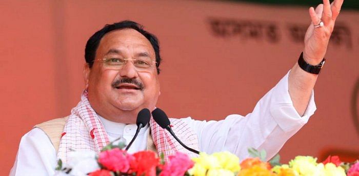 Addressing a public meeting here, Nadda said, "No one heard them in India, so these days (Rahul Gandhi) is giving speeches in England....". Credit: PTI File Photo