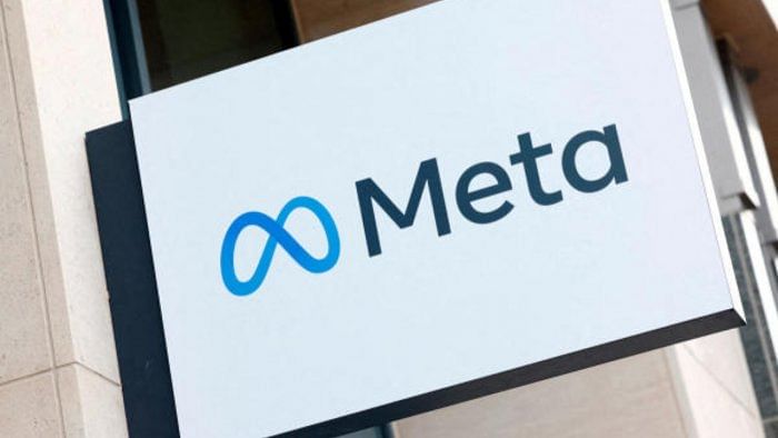 The logo of Meta Platforms' business group. Credit: Reuters File Photo