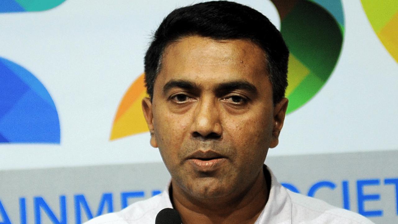 Chief Minister Pramod Sawant. Credit: DH Photo