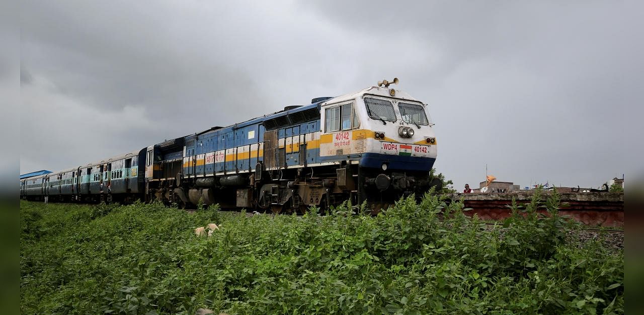 The train was flagged off by senior divisional operation manager (Planning) Shreya Singh from Ranchi Railway station at around 8.55 am. Credit: Reuters Photo